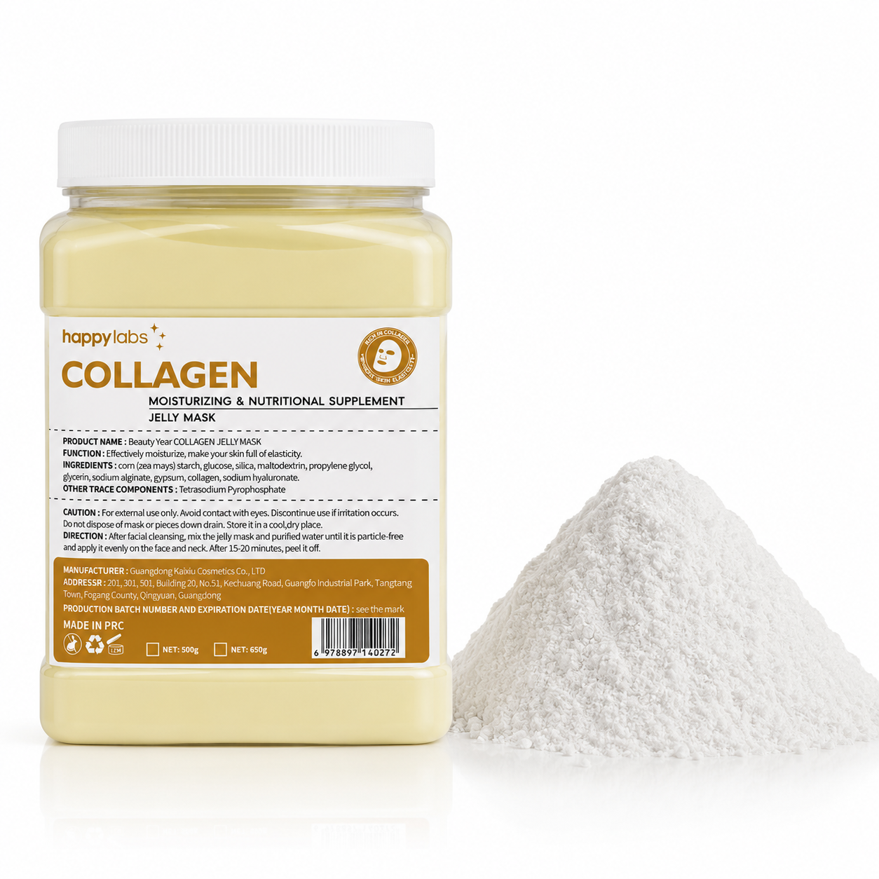 Happylabs collagen mask